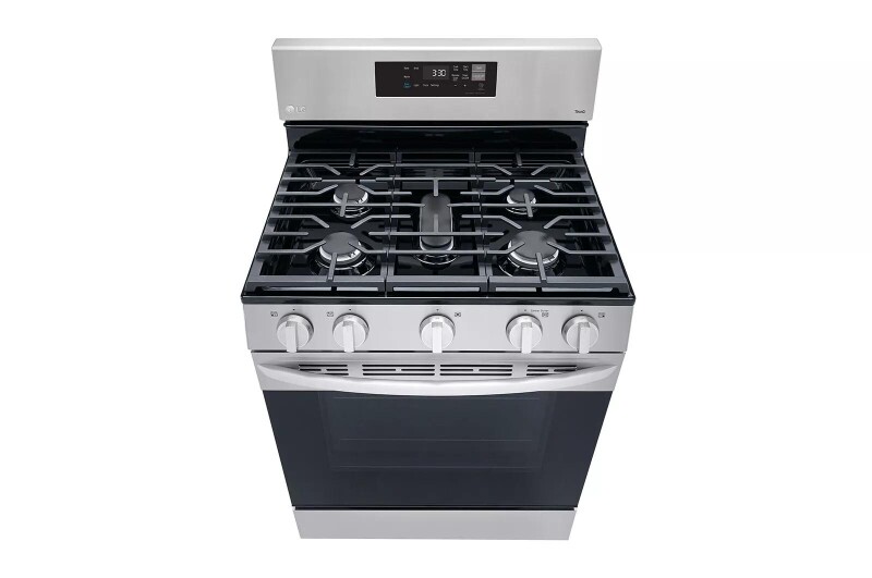 5.8 cu ft. Smart Wi-Fi Enabled Gas Range with EasyClean® LRGL5821S