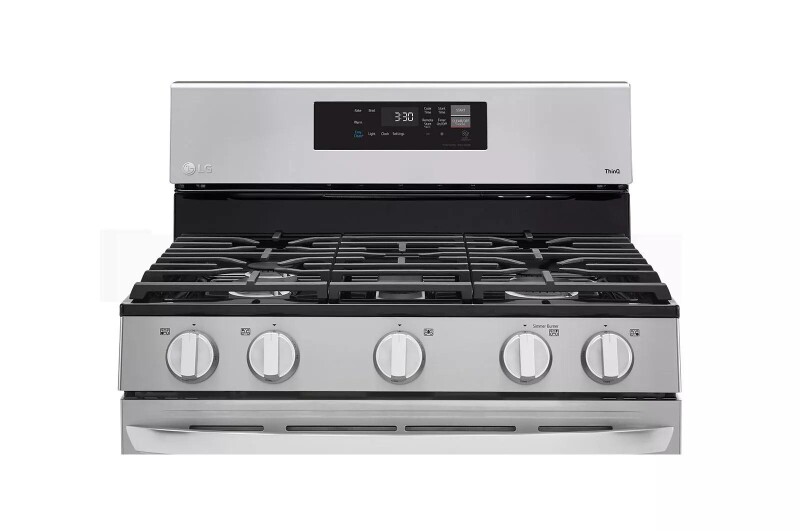 5.8 cu ft. Smart Wi-Fi Enabled Gas Range with EasyClean® LRGL5821S
