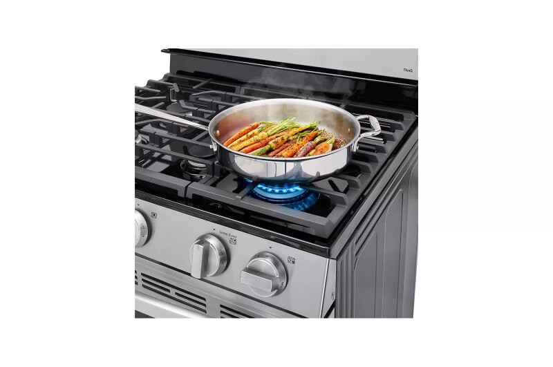 5.8 cu ft. Smart Wi-Fi Enabled Gas Range with EasyClean® LRGL5821S