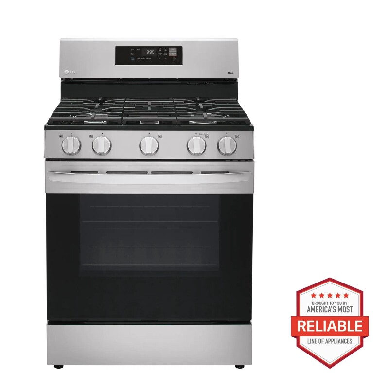 5.8 cu ft. Smart Wi-Fi Enabled Gas Range with EasyClean® LRGL5821S