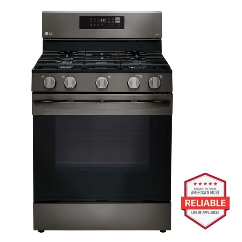 5.8 cu ft. Smart Wi-Fi Enabled Fan Convection Gas Range with Air Fry & EasyClean® LRGL5823D