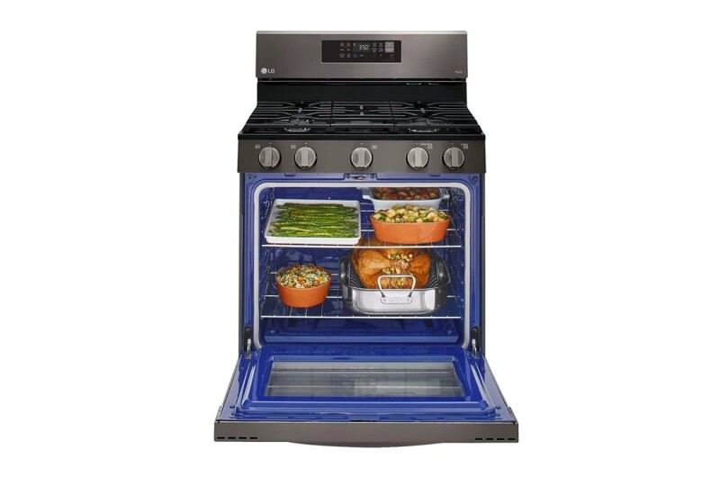 5.8 cu ft. Smart Wi-Fi Enabled Fan Convection Gas Range with Air Fry & EasyClean® LRGL5823D