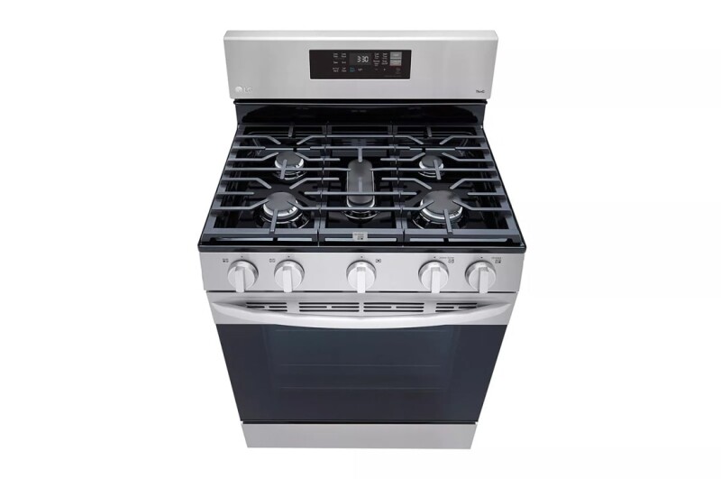 5.8 cu ft. Smart Wi-Fi Enabled Fan Convection Gas Range with Air Fry & EasyClean® LRGL5823S