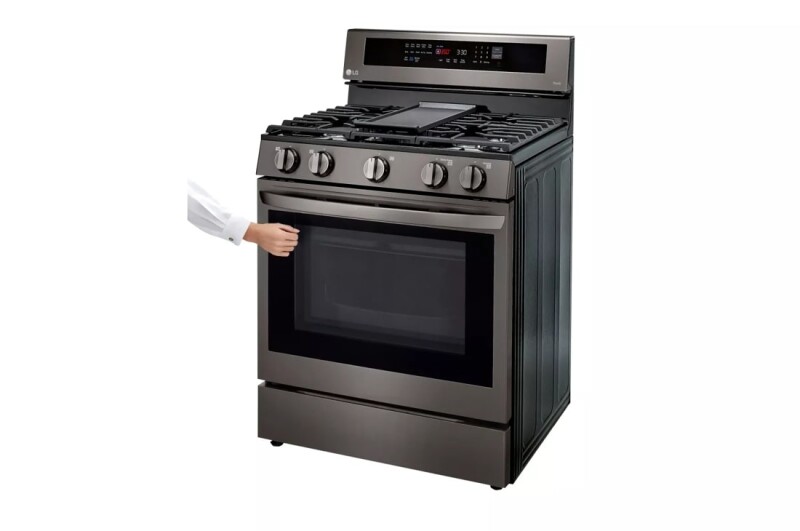 5.8 cu ft. Smart Wi-Fi Enabled True Convection InstaView® Gas Range with Air Fry LRGL5825D