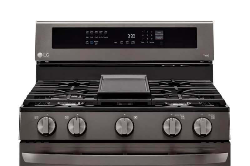 5.8 cu ft. Smart Wi-Fi Enabled True Convection InstaView® Gas Range with Air Fry LRGL5825D