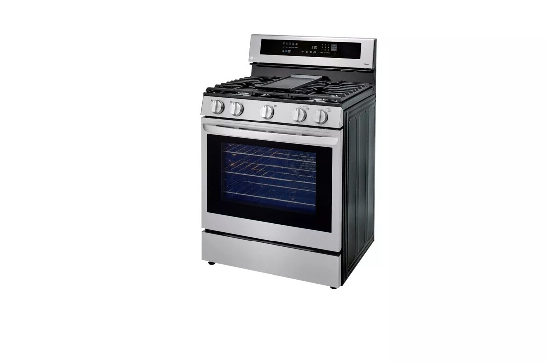 5.8 cu ft. Smart Wi-Fi Enabled True Convection InstaView® Gas Range with Air Fry LRGL5825F