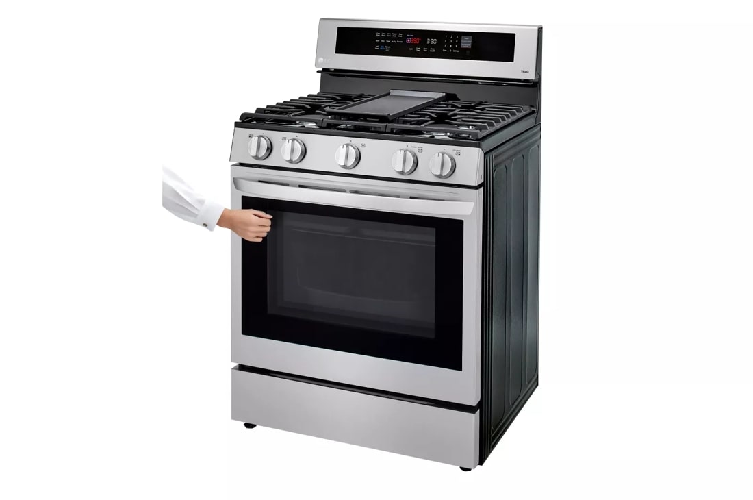 5.8 cu ft. Smart Wi-Fi Enabled True Convection InstaView® Gas Range with Air Fry LRGL5825F