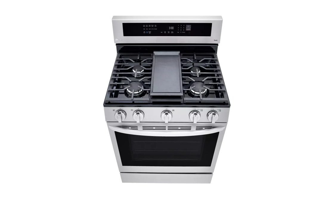 5.8 cu ft. Smart Wi-Fi Enabled True Convection InstaView® Gas Range with Air Fry LRGL5825F