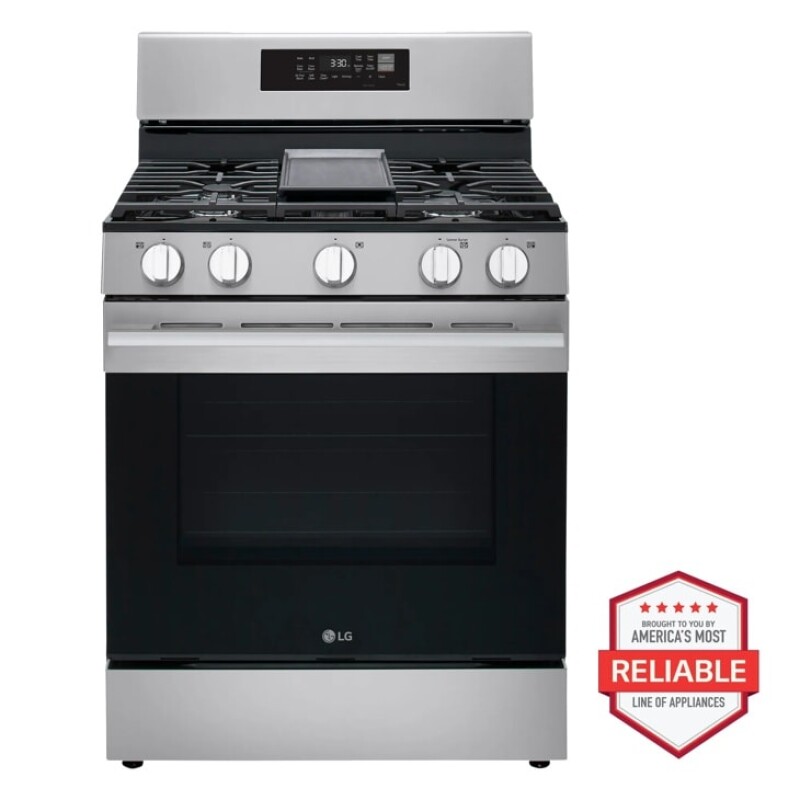 6.3 cu. ft. Smart Wi-Fi Enabled Probake Convection® Gas Range with Air Fry & EasyClean® LRGN6323Y