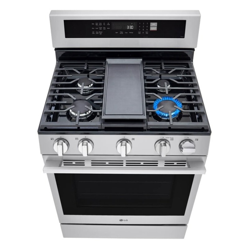 6.3 cu. ft. Smart Wi-Fi Enabled Probake Convection® Gas Range with Air Fry & EasyClean® LRGN6325X