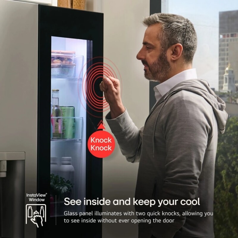 23 Cu. Ft. Smart Wi-fi Enabled Instaview® Door-in-door® Counter-depth Refrigerator With Craft Ice™ Maker LRMVC2306S