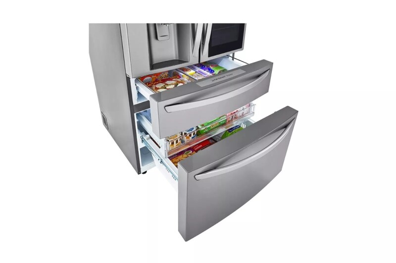23 Cu. Ft. Smart Wi-fi Enabled Instaview® Door-in-door® Counter-depth Refrigerator With Craft Ice™ Maker LRMVC2306S