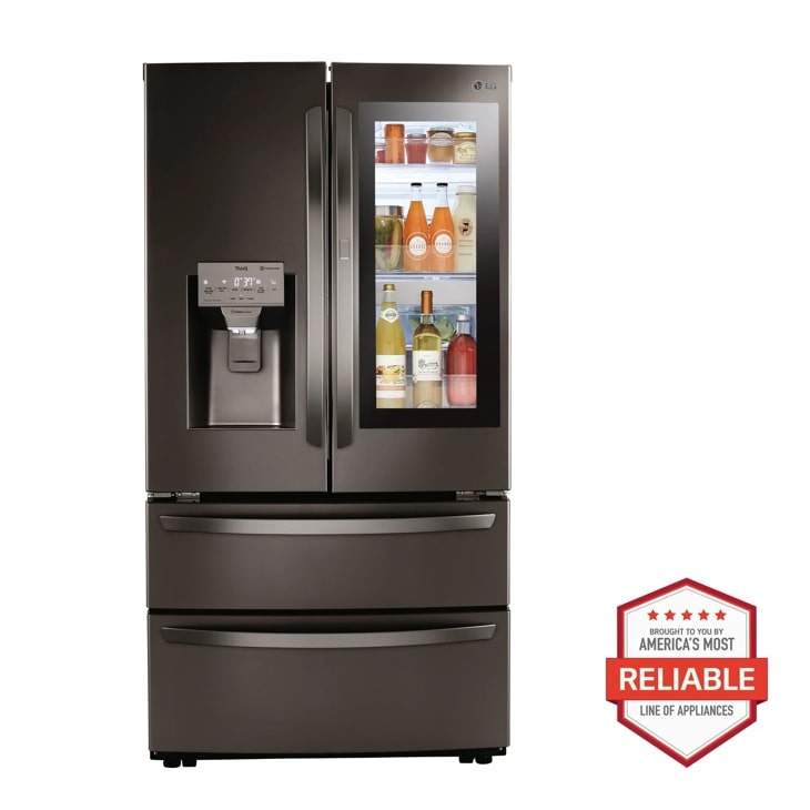 28 cu ft. Smart InstaView® Door-in-Door® Double Freezer Refrigerator with Craft Ice™ LRMVS2806D