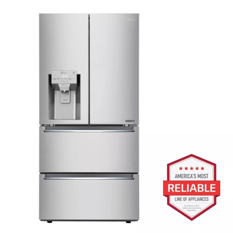 18.3 cu. ft. Counter-Depth French Door Refrigerator with Tall Ice and Water Dispenser LRMXC1803S