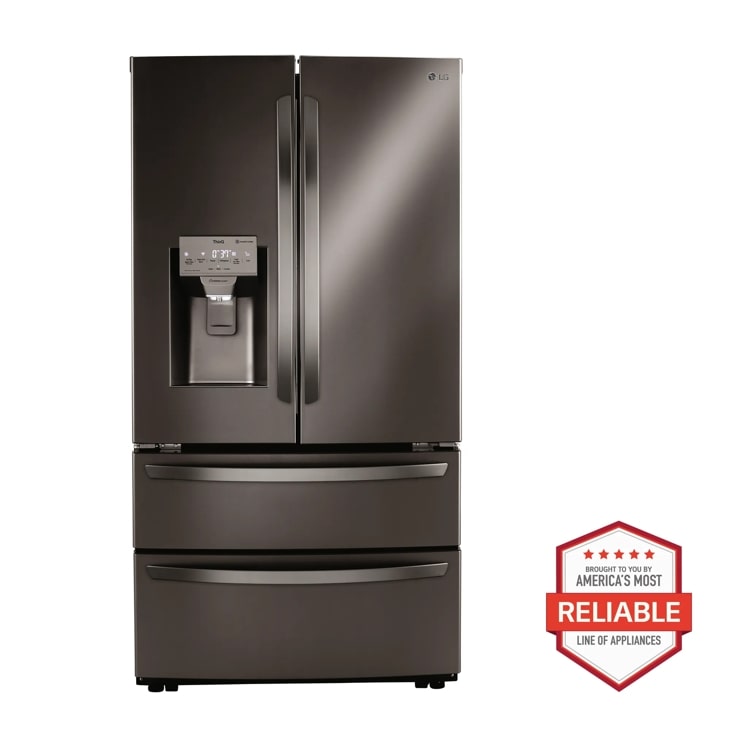 22 cu ft. Smart Counter Depth Double Freezer Refrigerator with Craft Ice™ LRMXC2206D