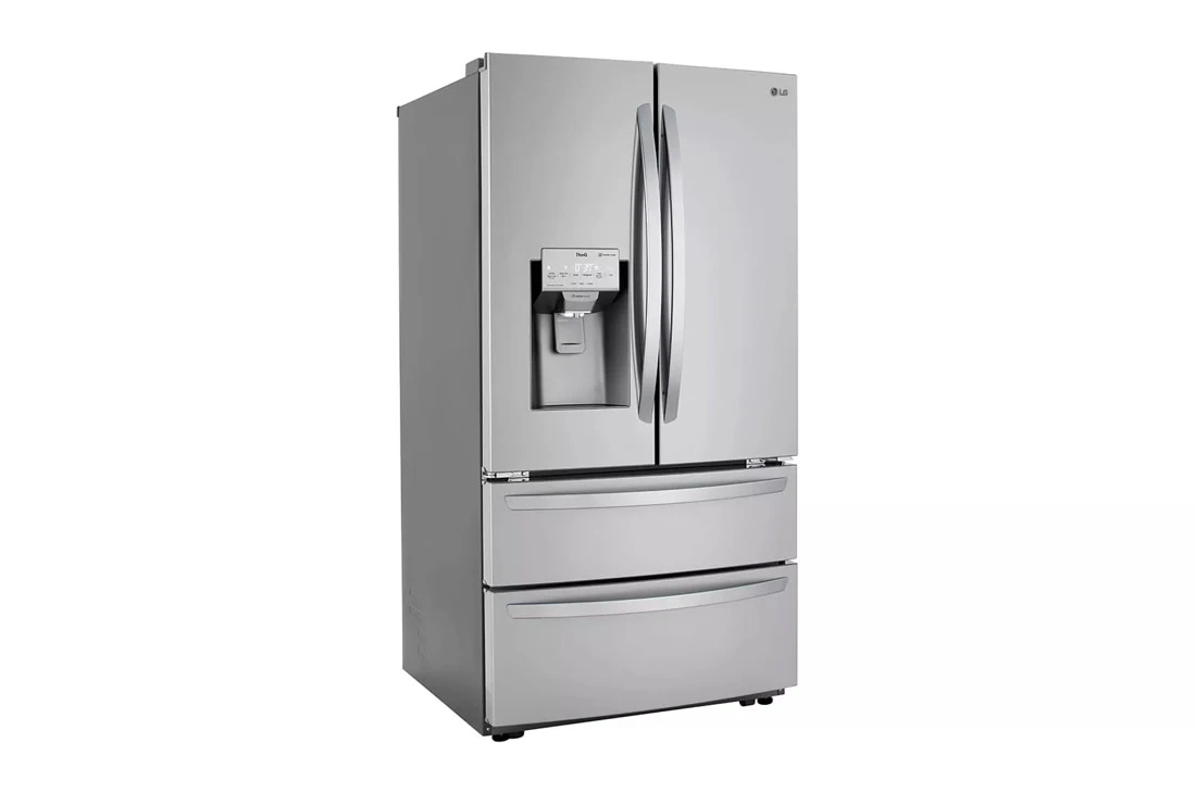 22 Cu Ft. Smart Counter Depth Double Freezer Refrigerator With Craft Ice™ LRMXC2206S