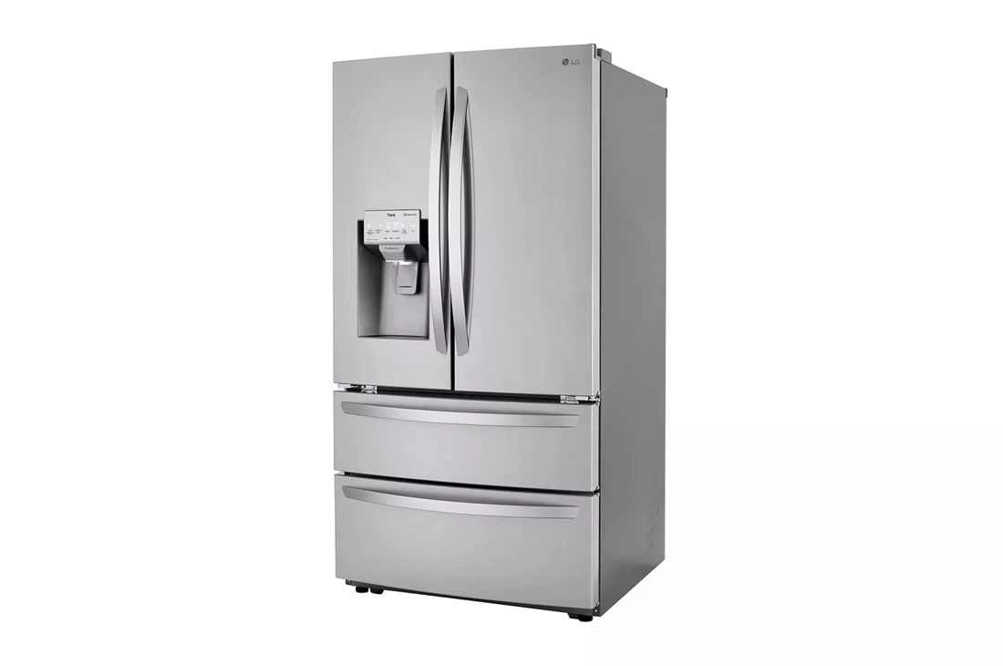 22 Cu Ft. Smart Counter Depth Double Freezer Refrigerator With Craft Ice™ LRMXC2206S