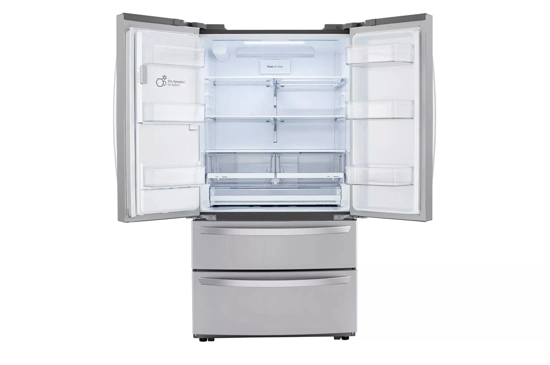 22 Cu Ft. Smart Counter Depth Double Freezer Refrigerator With Craft Ice™ LRMXC2206S
