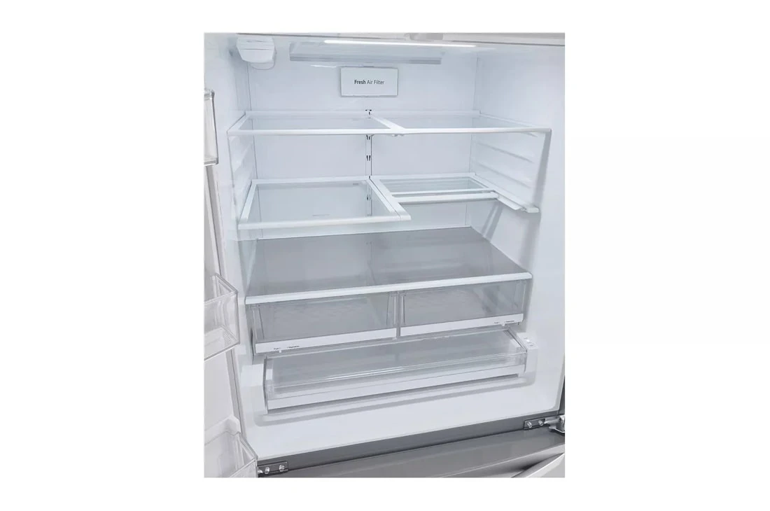 22 Cu Ft. Smart Counter Depth Double Freezer Refrigerator With Craft Ice™ LRMXC2206S