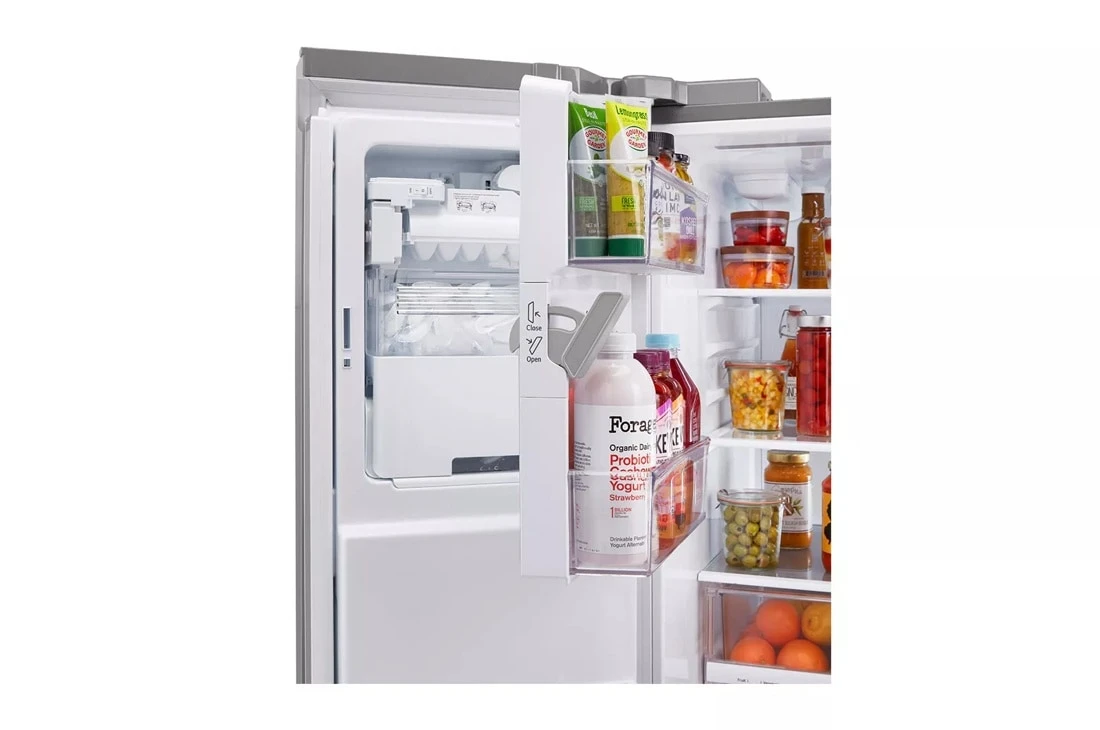 22 Cu Ft. Smart Counter Depth Double Freezer Refrigerator With Craft Ice™ LRMXC2206S