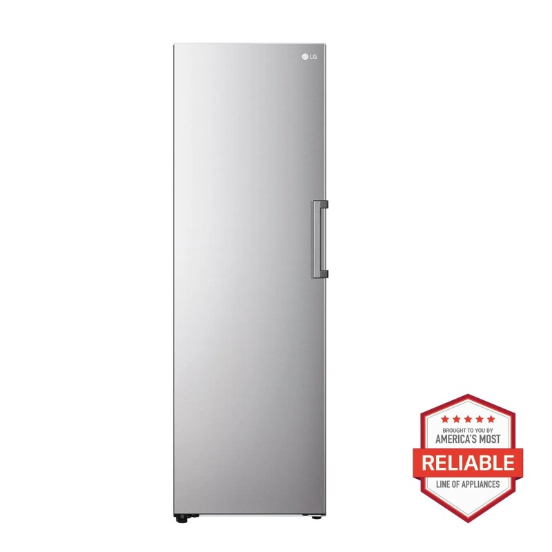 LG 11.4 cu.ft. Counter Depth Upright Freezer Column Stainless Steel Look LROFC1104V Picture 1