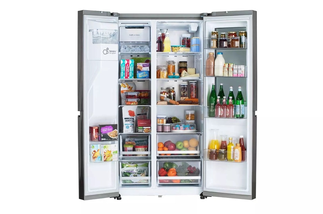 27 cu. ft. Side-By-Side Door-in-Door® Refrigerator with Craft Ice™ LRSDS2706S