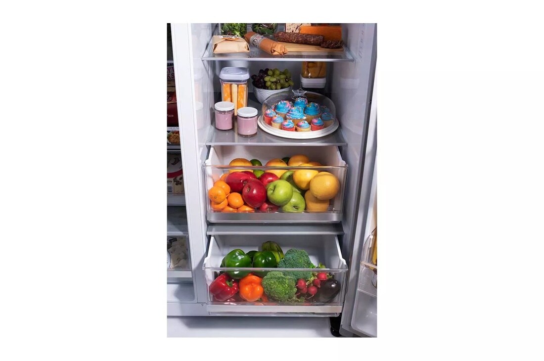 27 cu. ft. Side-By-Side Door-in-Door® Refrigerator with Craft Ice™ LRSDS2706S
