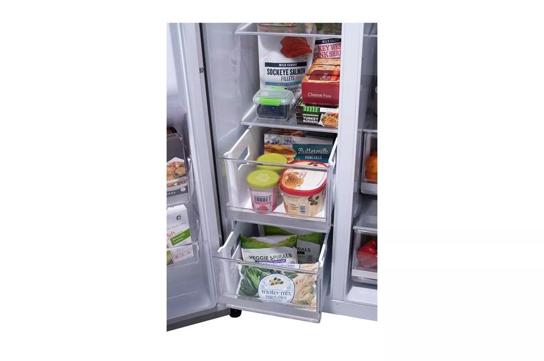 27 cu. ft. Side-By-Side Door-in-Door® Refrigerator with Craft Ice™ LRSDS2706S