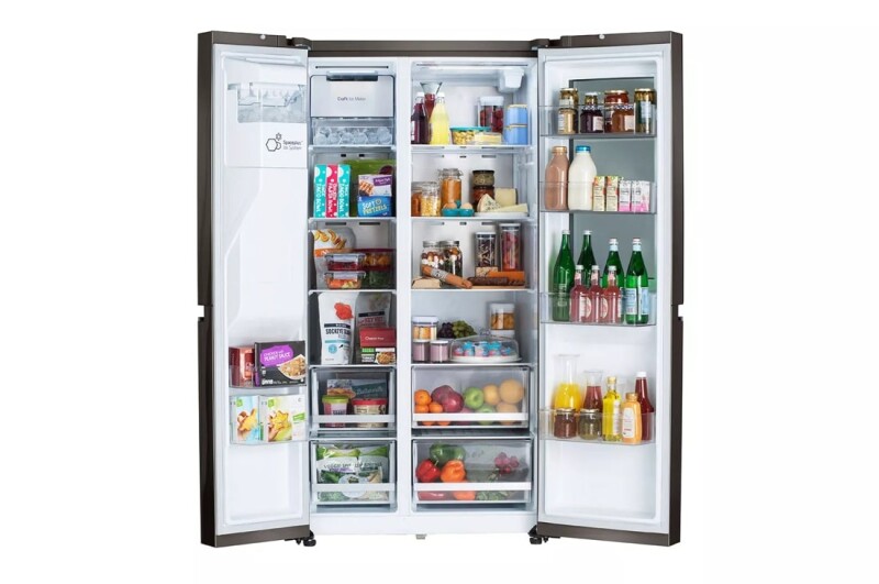 23 cu. Ft. Side-By-Side Counter-Depth InstaView® Refrigerator with Craft Ice™ LRSOC2306D