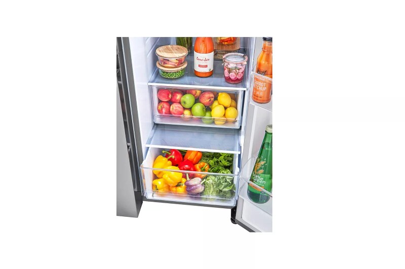 23 Cu. Ft. Side-by-side Counter-depth Refrigerator With Smooth Touch Dispenser LRSXC2306S