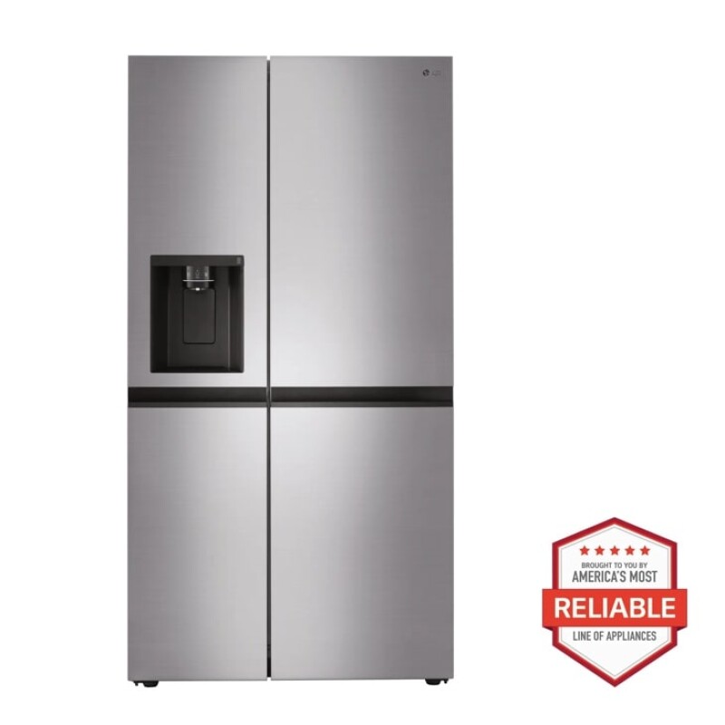 23 cu. ft. Side-by-Side Counter-Depth Refrigerator with Smooth Touch Dispenser LRSXC2306V