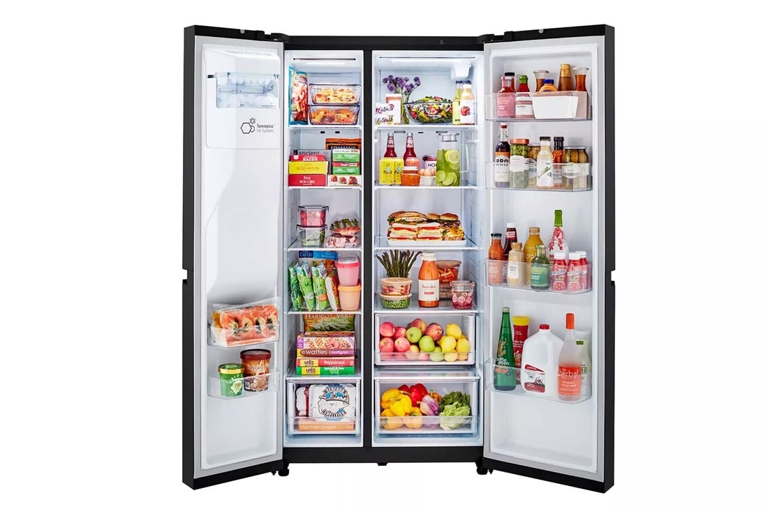 27 cu. ft. Side-by-Side Refrigerator with Smooth Touch Ice Dispenser LRSXS2706B