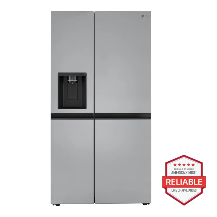 27 cu. ft. Side-by-Side Refrigerator with Smooth Touch Ice Dispenser LRSXS2706S