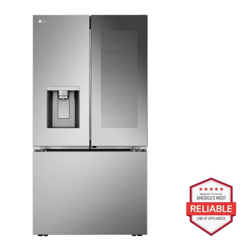 26 Cu. Ft. Counter-depth French Door Refrigerator - Stainless Steel LRYKC2606S