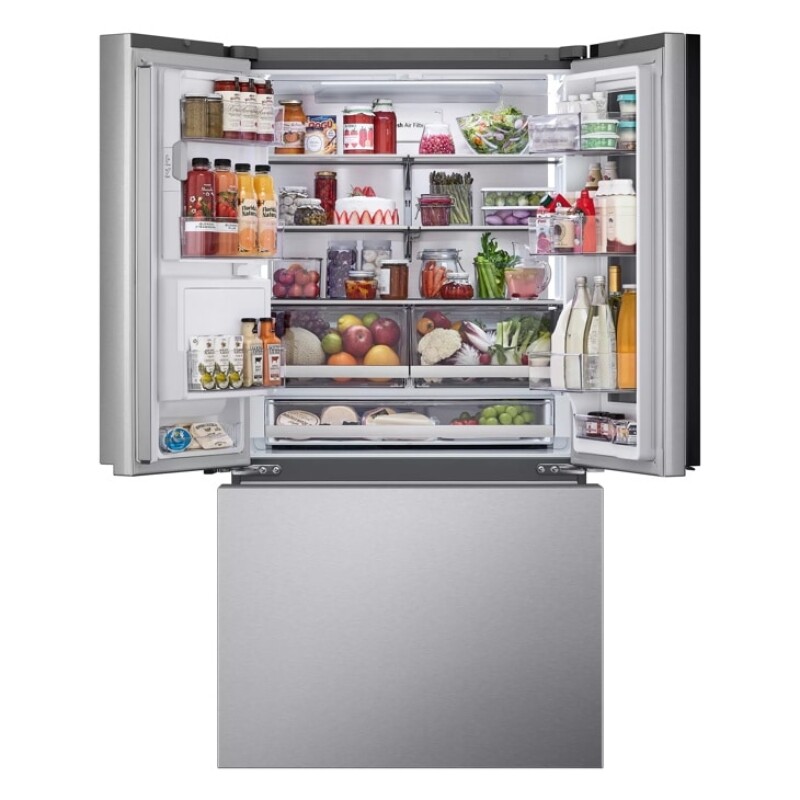 31 cu. ft. Smart Standard-Depth MAX™ French Door Refrigerator with Four Types of Ice and Mirror InstaView® LRYKS3106S