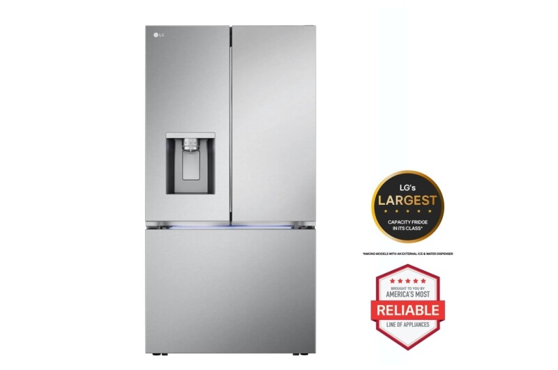 LG 31 cu. ft. Smart Standard-Depth MAX™ French Door Refrigerator with Four Types of Ice Stainless Steel LRYXS3106S Picture 1