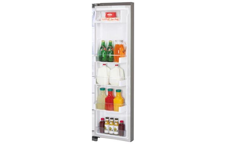 Large Capacity Side-by-Side Counter Depth Refrigerator with Ice & Water Dispenser LSC24971ST