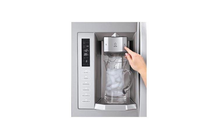 Large Capacity Side-by-Side Counter Depth Refrigerator with Ice & Water Dispenser LSC24971ST