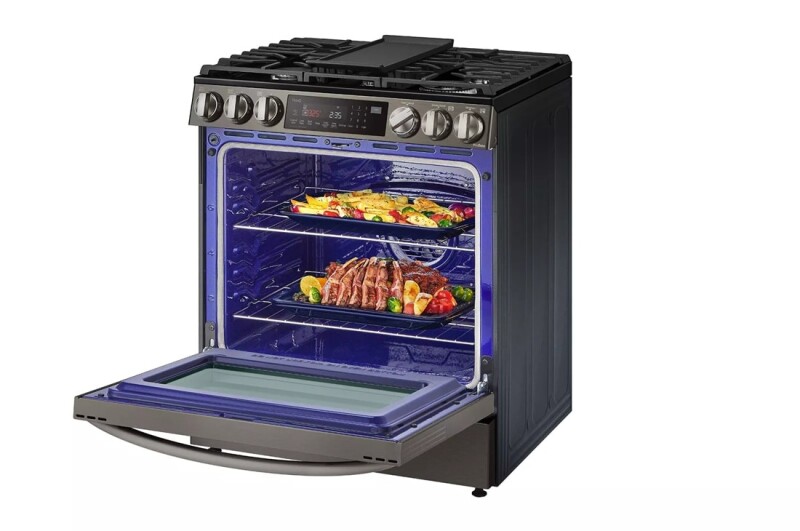 6.3 cu. ft. Smart wi-fi Enabled ProBake® Convection InstaView® Dual Fuel Slide-In Range with Air Fry LSDL6336D