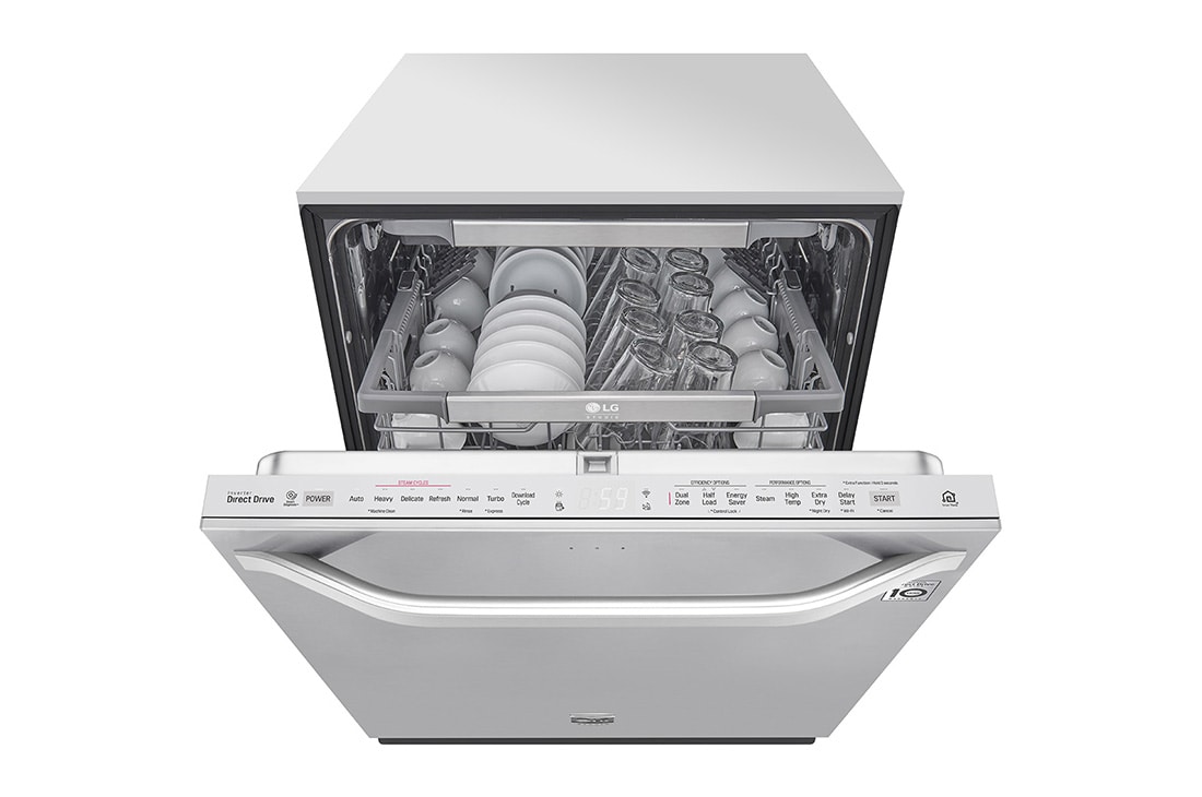 LG STUDIO Top Control Smart wi-fi Enabled Dishwasher with QuadWash™ LSDT9908SS