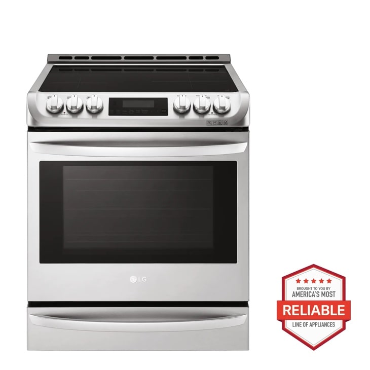 6.3 cu. ft. Smart wi-fi Enabled Induction Slide-in Range with ProBake Convection® and EasyClean® LSE4617ST