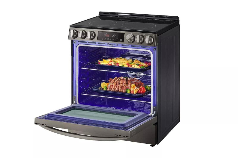 6.3 cu ft. Smart Wi-Fi Enabled Fan Convection Electric Slide-in Range with Air Fry & EasyClean® LSEL6333D