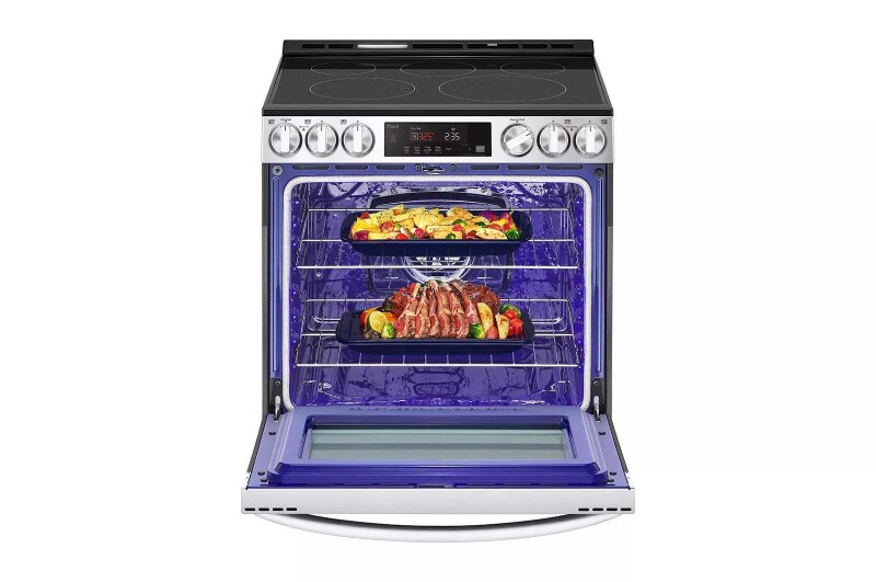 6.3 Cu. Ft. Smart Wi-fi Enabled Fan Convection Electric Slide-in Range With Air Fry & Easyclean® LSEL6333F