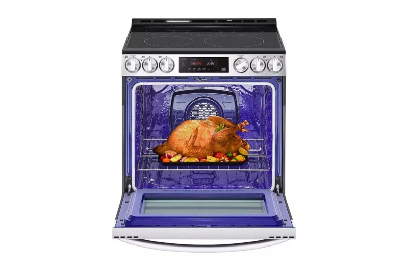 6.3 cu ft. Smart Electric Slide-in Range with Convection, Air Fry & EasyClean® LSEL633CF
