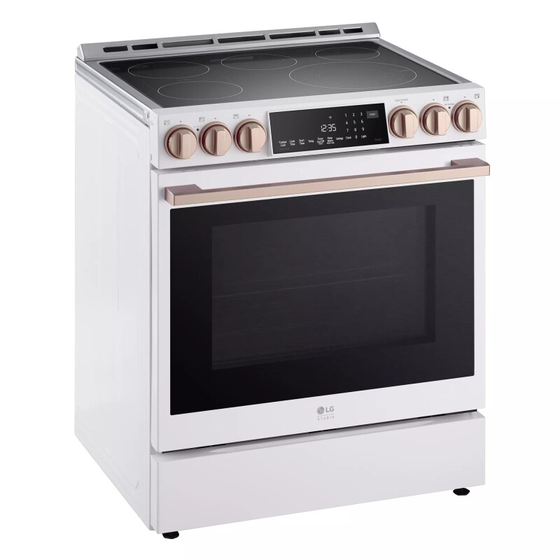 LG STUDIO 6.3 cu. ft. InstaView® Electric Slide-in Range with ProBake Convection® and Air Fry LSES6338N