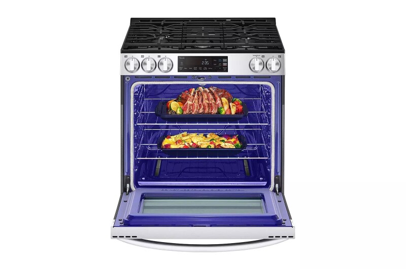 5.8 cu ft. Smart Wi-Fi Enabled Gas Slide-in Range with EasyClean® LSGL5831F