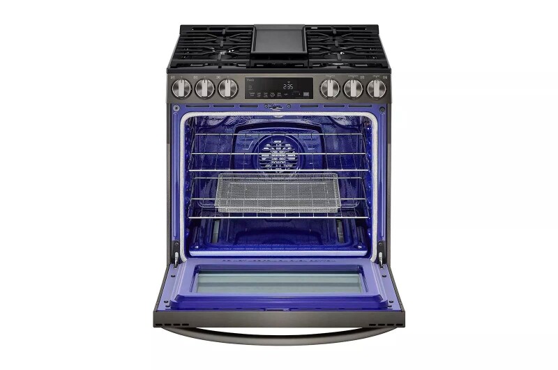 5.8 cu ft. Smart Wi-Fi Enabled Fan Convection Gas Slide-in Range with Air Fry & EasyClean® LSGL5833D