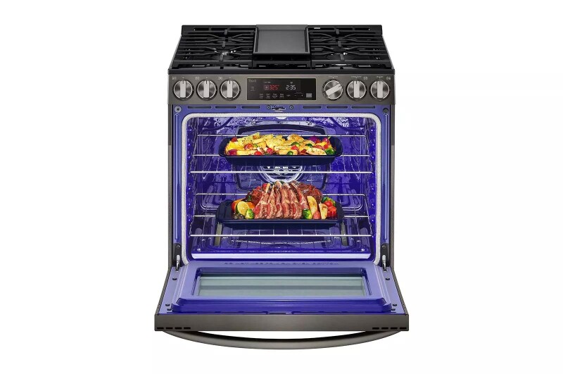 5.8 cu ft. Smart Wi-Fi Enabled Fan Convection Gas Slide-in Range with Air Fry & EasyClean® LSGL5833D