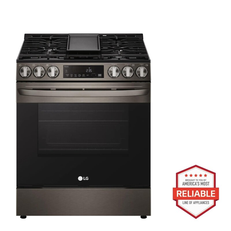 5.8 cu ft. Smart Wi-Fi Enabled Fan Convection Gas Slide-in Range with Air Fry & EasyClean® LSGL5833D