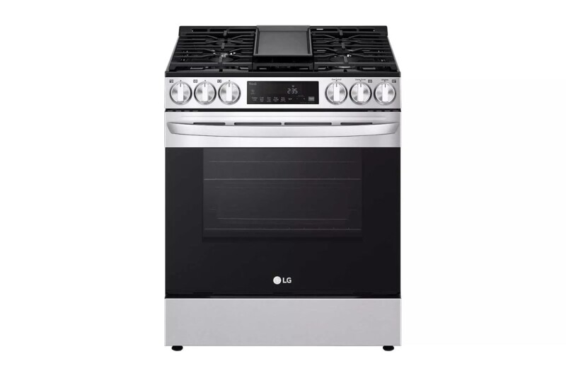 LG 5.8 cu ft. Smart Gas Slide-in Range with Convection, Air Fry & EasyClean® PrintProof® Stainless Steel LSGL583CF Picture 1